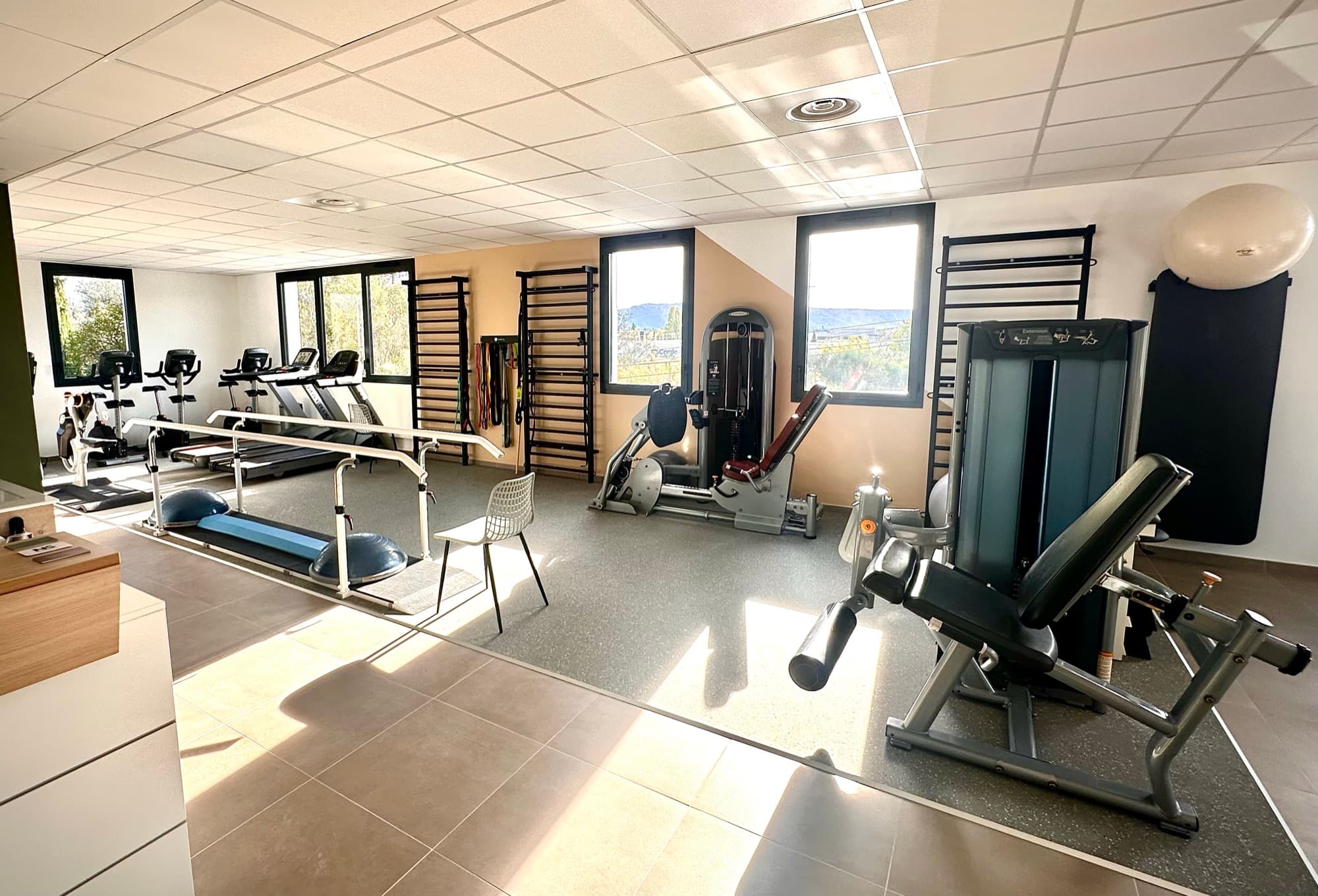 Plateau de renforcement musculaire du pôle de rééducation